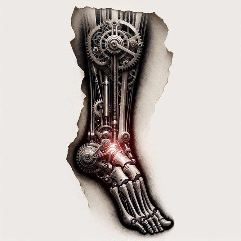 biomech-design – tattoo design ideas free ai generated – neotraditional-decorative-elements – for-elbow – Gallery: biomechanics-inkby-ai
