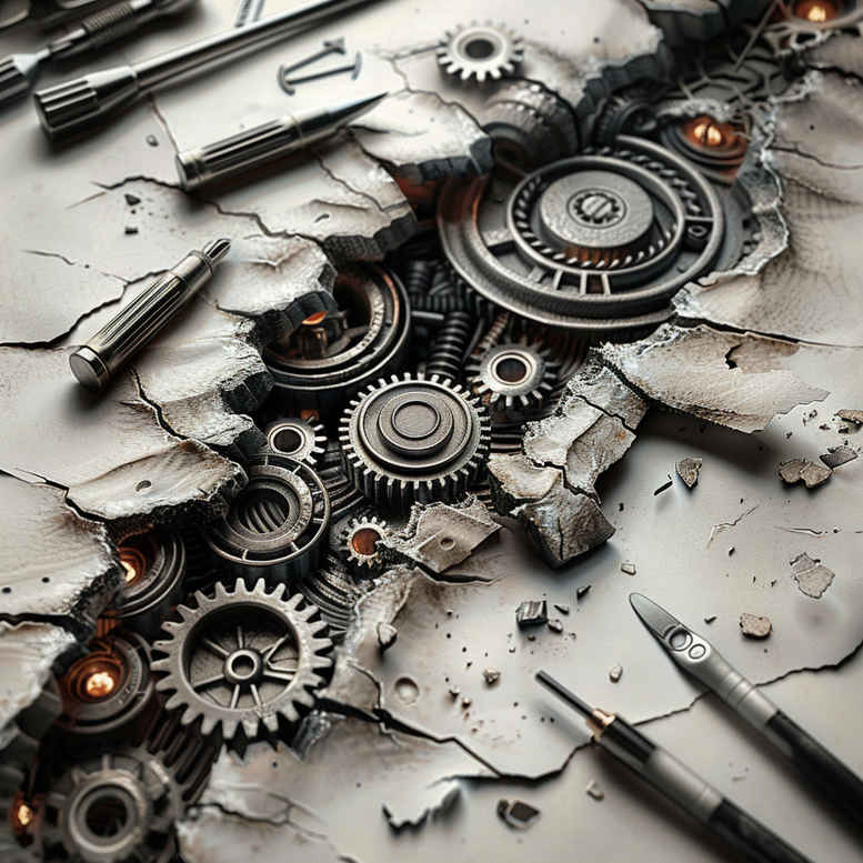 biomech-design – tattoo design ideas free ai generated – neotraditional-modern-classic – for-back-shoulder – Gallery: biomechanics-inkby-ai