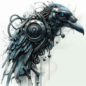 biomech-illustration-tattoo – tattoo design ideas free ai generated – neotraditional-vibrant-palette – for-biceps – Gallery: biomechanics-inkby-ai