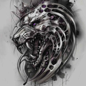 biomechanical-composition-tattoo – tattoo design ideas free ai generated – realism-visual-accuracy – for-back-shoulder – Gallery: biomechanics-inkby-ai