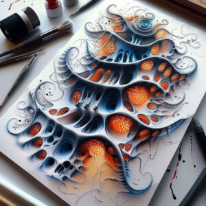 biomechanical-detail-tattoo – tattoo design ideas free ai generated – surrealism-surreal-lighting – for-temple – Gallery: biomechanics-inkby-ai