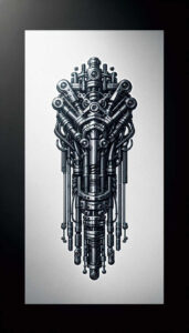 biomechanical-effect-tattoo – tattoo design ideas free ai generated – surrealism-psychological-depth – for-triceps – Gallery: biomechanics-inkby-ai