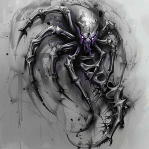 biomechanical-engineering-tattoo – tattoo design ideas free ai generated – neotraditional-rich-shading – for-nape – Gallery: biomechanics-inkby-ai