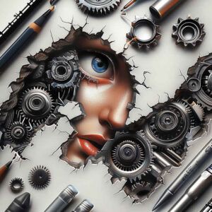 biomechanical-lifestyle-tattoo – tattoo design ideas free ai generated – neotraditional-dynamic-color – for-wrist – Gallery: biomechanics-inkby-ai