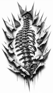 biomechanical-lifestyle-tattoo – tattoo design ideas free ai generated – realism-depth-realism – for-foot – Gallery: biomechanics-inkby-ai