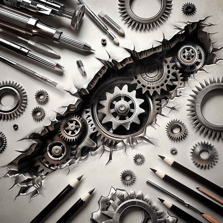 biomechanical-lifestyle-tattoo – tattoo design ideas free ai generated – realism-real-ink-flow – for-outer-arm – Gallery: biomechanics-inkby-ai