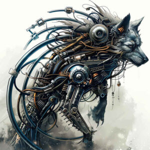 biomechanical-power – tattoo design ideas free ai generated – neotraditional-layered-fill – for-shin – Gallery: biomechanics-inkby-ai