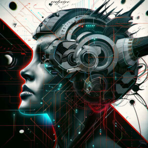 biomechanical-power – tattoo design ideas free ai generated – realism-realistic-color – for-knee – Gallery: biomechanics-inkby-ai
