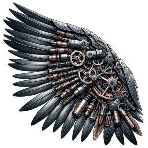 biomechanical-tattoo – tattoo design ideas free ai generated – neotraditional-refined-color-palette – for-shoulder – Gallery: biomechanics-inkby-ai