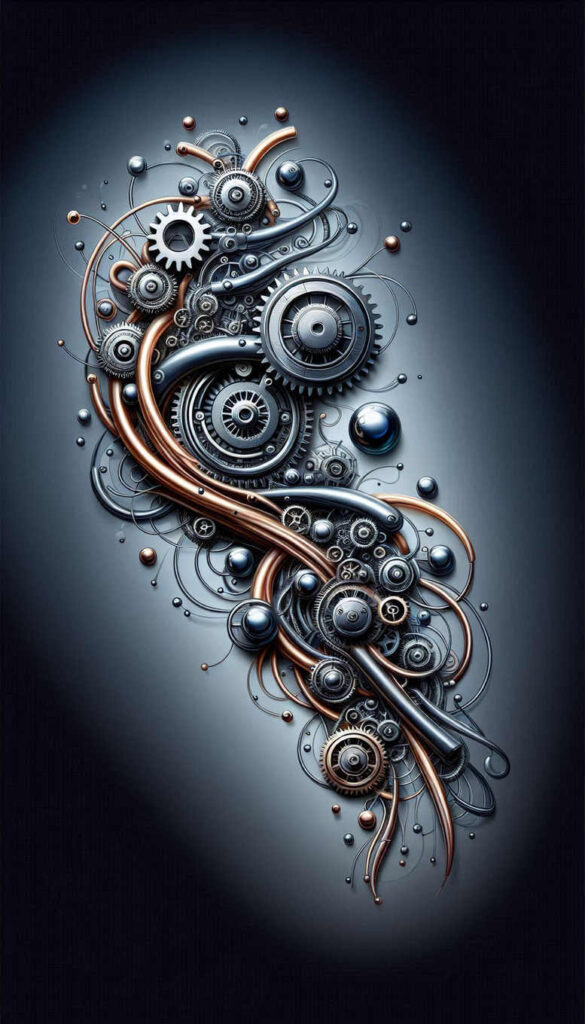 biomechanical-tattoo – tattoo design ideas free ai generated – realism-emotional-realism – for-ribs – Gallery: biomechanics-inkby-ai