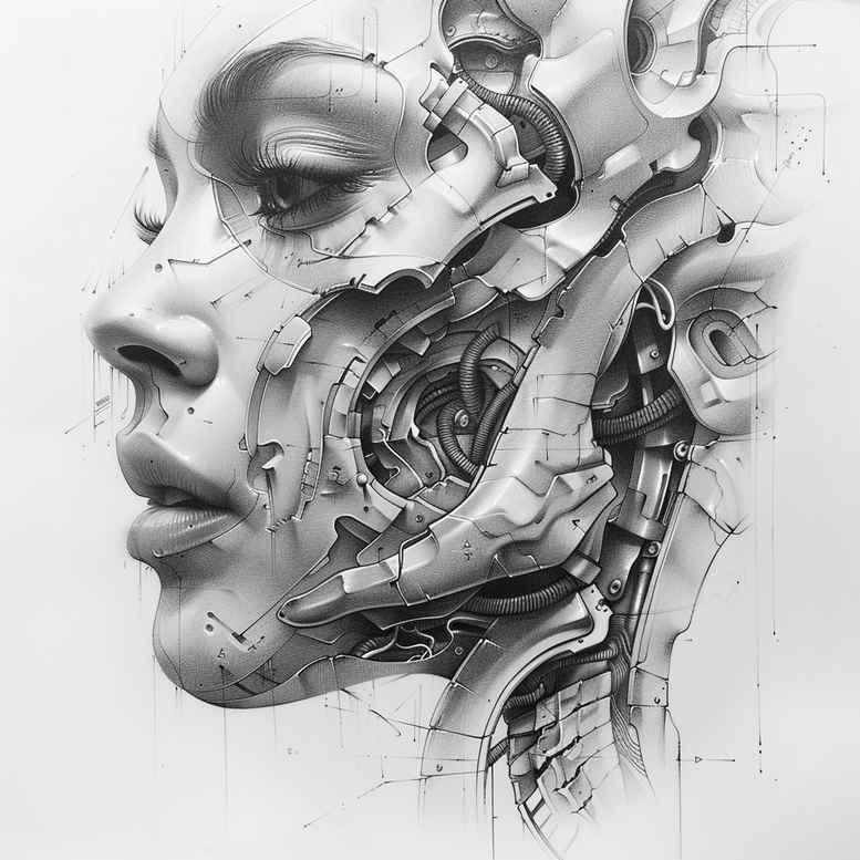 complex-mechanics-tattoo – tattoo design ideas free ai generated – surrealism-beyond-reality – for-foot – Gallery: biomechanics-inkby-ai