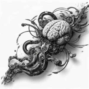 cybernetic-pattern – tattoo design ideas free ai generated – neotraditional-layered-fill – for-wrist-side – Gallery: biomechanics-inkby-ai
