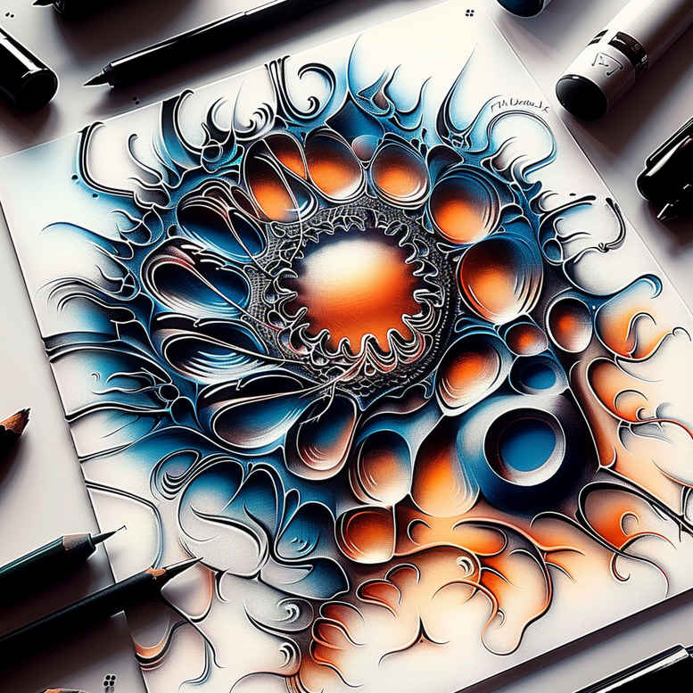 cybernetic-tattoo – tattoo design ideas free ai generated – neotraditional-artistic-contrast – for-hip – Gallery: biomechanics-inkby-ai