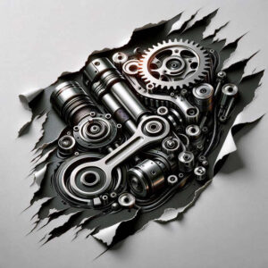 cybernetic-tattoo – tattoo design ideas free ai generated – neotraditional-vivid-hues – for-foot – Gallery: biomechanics-inkby-ai