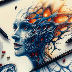 cybernetic-tattoo – tattoo design ideas free ai generated – realism-rich-blacks – for-hand – Gallery: biomechanics-inkby-ai