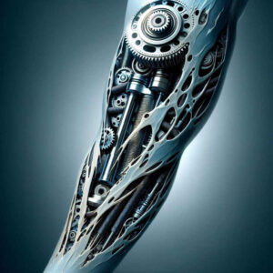 digital-biomech – tattoo design ideas free ai generated – neotraditional-classic-motifs – for-upper-arm – Gallery: biomechanics-inkby-ai