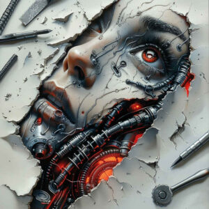 digital-biomech – tattoo design ideas free ai generated – realism-emotional-depth – for-heel – Gallery: biomechanics-inkby-ai