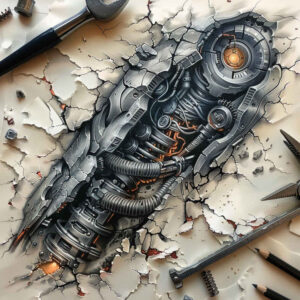 digital-precision-tattoo – tattoo design ideas free ai generated – neotraditional-clean-fill – for-hand – Gallery: biomechanics-inkby-ai
