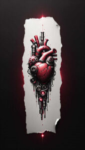 dynamic-tattoo – tattoo design ideas free ai generated – surrealism-otherworldly – for-neck – Gallery: biomechanics-inkby-ai