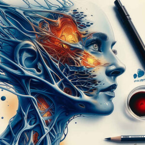 electric-circuit-tattoo – tattoo design ideas free ai generated – neotraditional-refined-lines – for-outer-arm – Gallery: biomechanics-inkby-ai