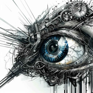 fluid-biomech – tattoo design ideas free ai generated – neotraditional-gradient-fills – for-side – Gallery: biomechanics-inkby-ai