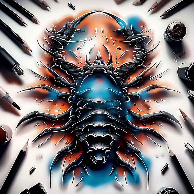 fluid-biomech – tattoo design ideas free ai generated – realism-natural-look – for-shoulder – Gallery: biomechanics-inkby-ai