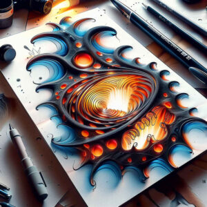 fusion-tattoo – tattoo design ideas free ai generated – neotraditional-bold-highlights – for-side – Gallery: biomechanics-inkby-ai