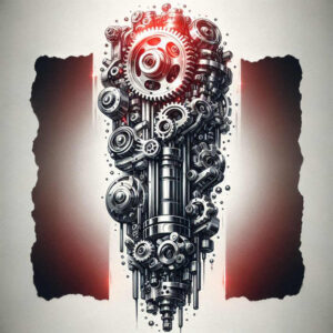 futuristic-tattoo – tattoo design ideas free ai generated – realism-emotional-realism – for-lower-back – Gallery: biomechanics-inkby-ai
