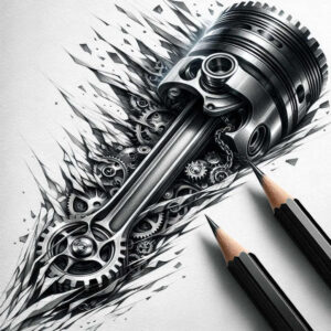 futuristic-tattoo – tattoo design ideas free ai generated – realism-gradient-tones – for-foot – Gallery: biomechanics-inkby-ai