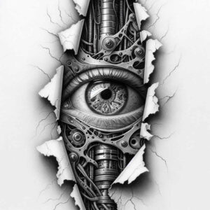 hydraulic-tattoo – tattoo design ideas free ai generated – neotraditional-ornamental – for-abdomen – Gallery: biomechanics-inkby-ai
