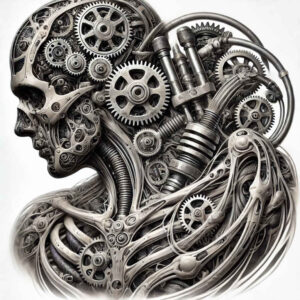 industrial-tattoo – tattoo design ideas free ai generated – surrealism-ethereal-glow – for-wrist-side – Gallery: biomechanics-inkby-ai