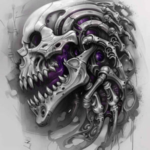 mechanical-arm-tattoo – tattoo design ideas free ai generated – realism-visual-truth – for-ribs – Gallery: biomechanics-inkby-ai