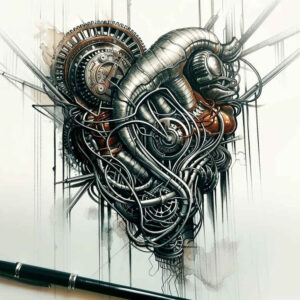mechanical-structure-tattoo – tattoo design ideas free ai generated – neotraditional-classic-motifs – for-upper-shoulder – Gallery: biomechanics-inkby-ai