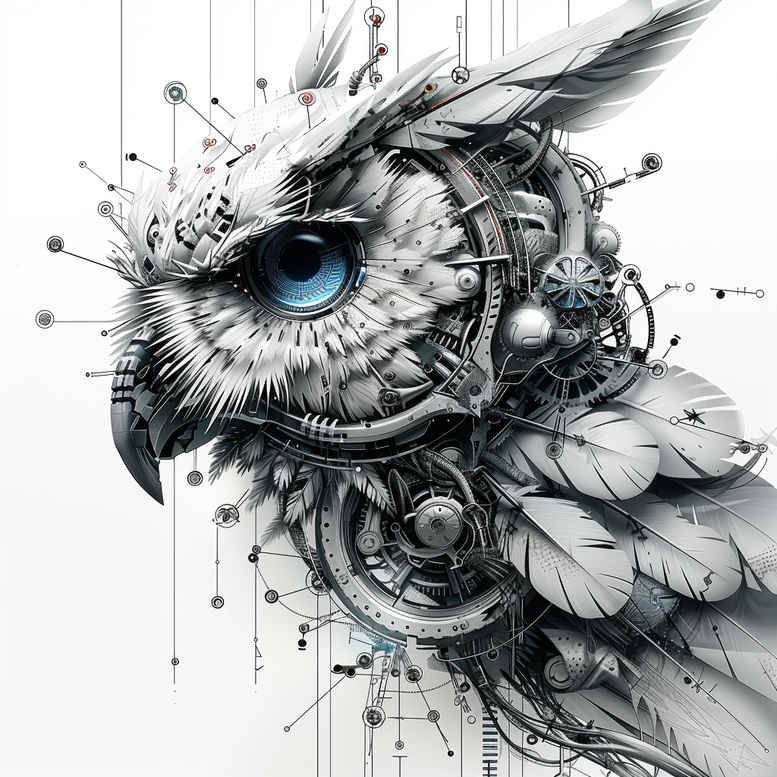 metal-structure-tattoo – tattoo design ideas free ai generated – surrealism-ethereal-textures – for-hip – Gallery: biomechanics-inkby-ai