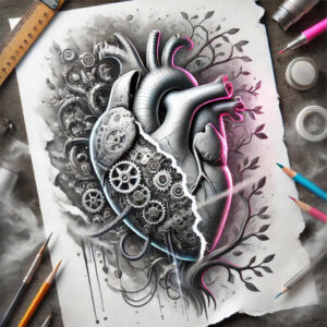 moving-part-tattoo – tattoo design ideas free ai generated – neotraditional-layered-inks – for-inner-arm – Gallery: biomechanics-inkby-ai