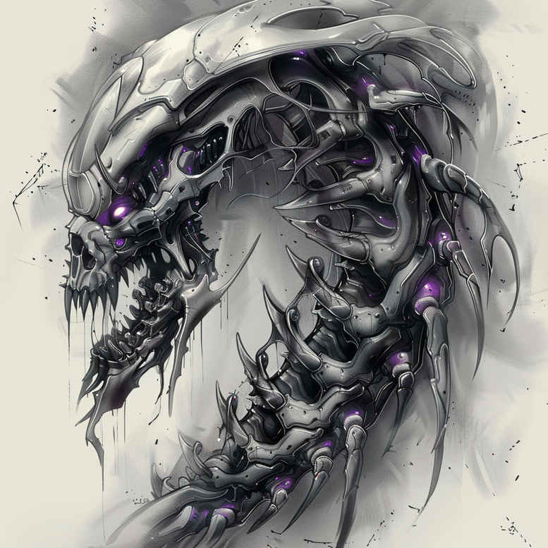 moving-part-tattoo – tattoo design ideas free ai generated – realism-high-resolution-tattoo – for-lower-arm – Gallery: biomechanics-inkby-ai