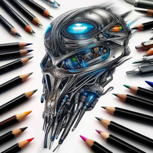 muscular-tattoo – tattoo design ideas free ai generated – surrealism-unconscious-imagery – for-neck – Gallery: biomechanics-inkby-ai