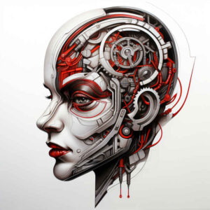 organic-artificial-tattoo – tattoo design ideas free ai generated – realism-shadow-realism – for-shoulder-blade – Gallery: biomechanics-inkby-ai