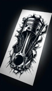 organism-machine-tattoo – tattoo design ideas free ai generated – realism-photorealistic-drawing – for-foot – Gallery: biomechanics-inkby-ai
