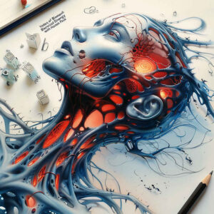 organism-machine-tattoo – tattoo design ideas free ai generated – realism-smooth-blackwork – for-side – Gallery: biomechanics-inkby-ai