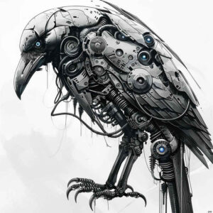 organism-machine-tattoo – tattoo design ideas free ai generated – surrealism-vivid-hallucination – for-sternum – Gallery: biomechanics-inkby-ai