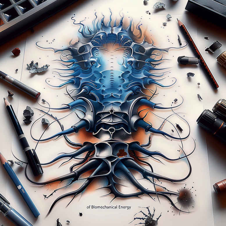 robotic-tattoo – tattoo design ideas free ai generated – realism-anatomical-accuracy – for-back-shoulder – Gallery: biomechanics-inkby-ai