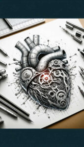 robotic-tattoo – tattoo design ideas free ai generated – realism-soft-transitions – for-temple – Gallery: biomechanics-inkby-ai