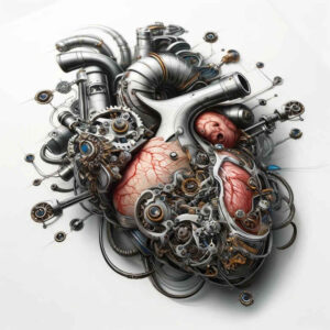 steel-tattoo – tattoo design ideas free ai generated – neotraditional-expressive-color – for-collarbone – Gallery: biomechanics-inkby-ai