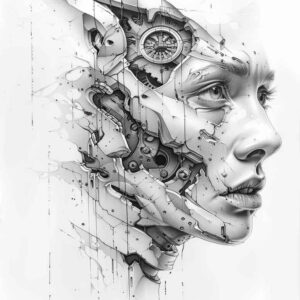 steel-tattoo – tattoo design ideas free ai generated – neotraditional-vivid-detail – for-back – Gallery: biomechanics-inkby-ai