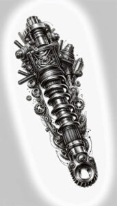 steel-tattoo – tattoo design ideas free ai generated – realism-tattoo-reflection – for-hand – Gallery: biomechanics-inkby-ai