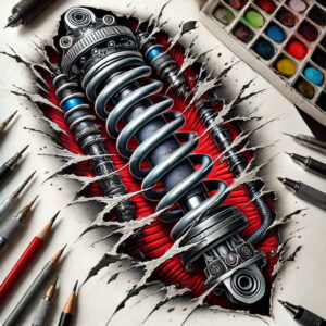 steel-vein-tattoo – tattoo design ideas free ai generated – realism-light-reflections – for-stomach – Gallery: biomechanics-inkby-ai