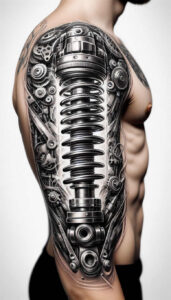 biomechanics tattoo design ideas smooth anatomy art for knee