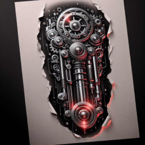 biomechanics tattoo design ideas ambiguous space anatomy art for shoulder blade