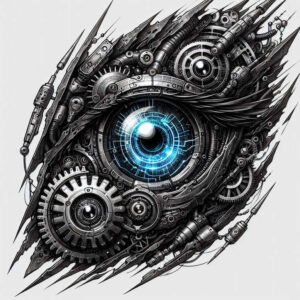 biomechanics tattoo design ideas Surrealism unreal anatomy art represents courage